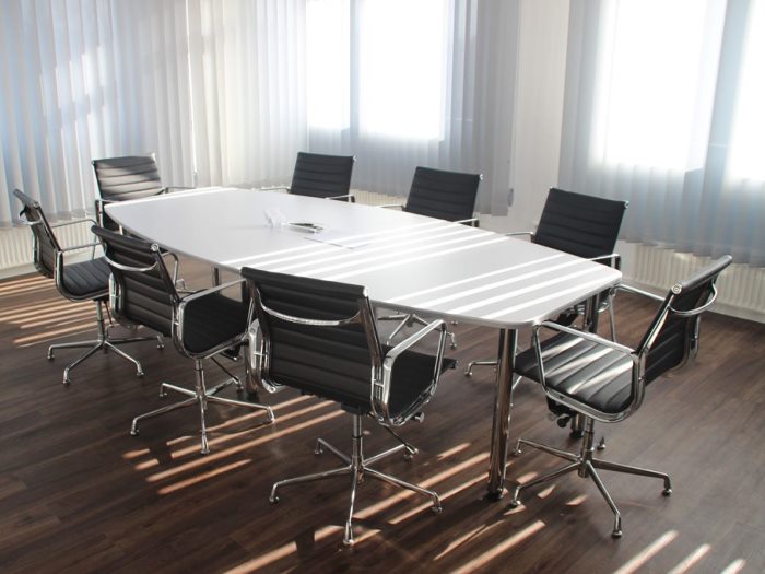 FTH Transport Office Removal Boardroom Desk and Chairs 700x525